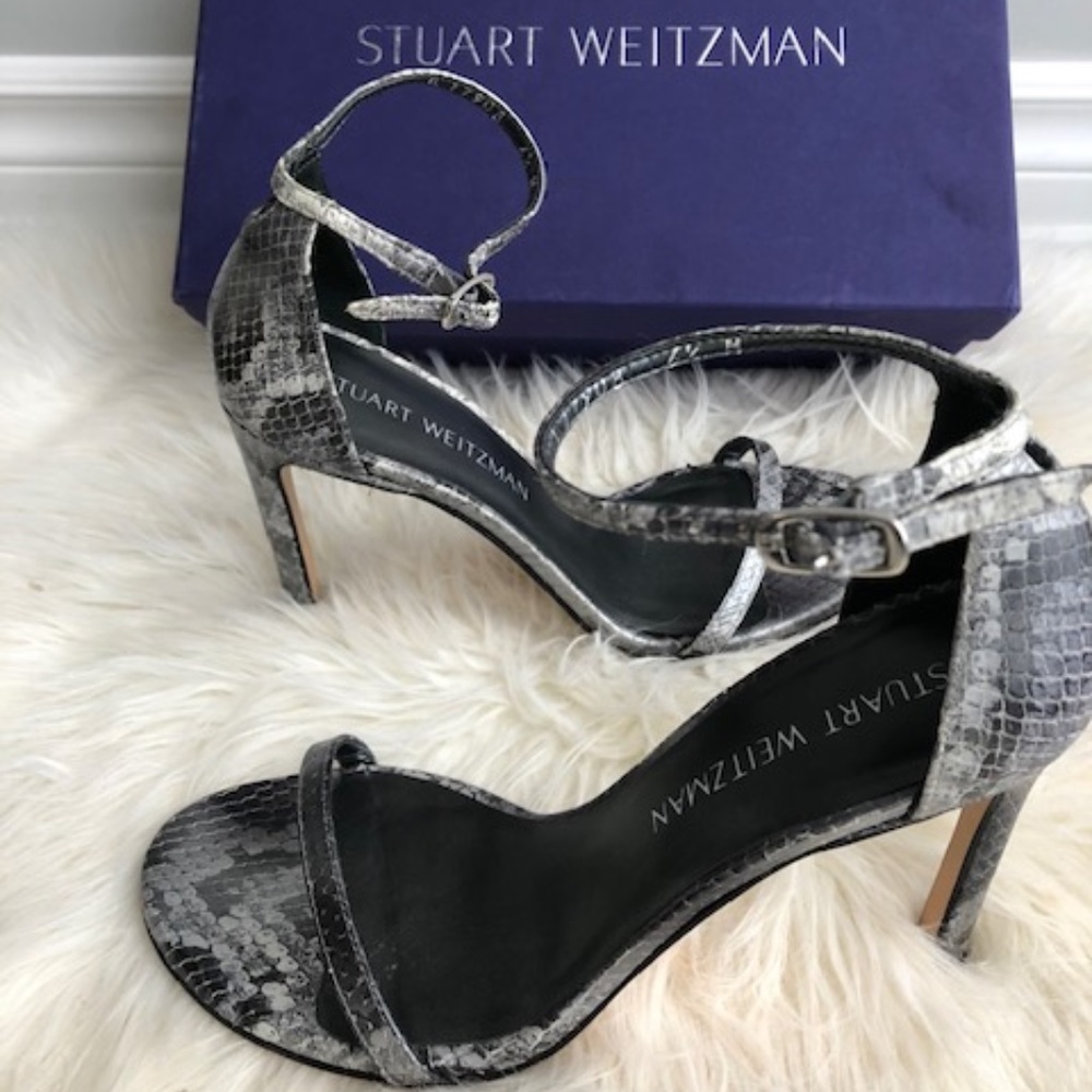 Stuart Weitzman Nudistsong Rock Medley Python